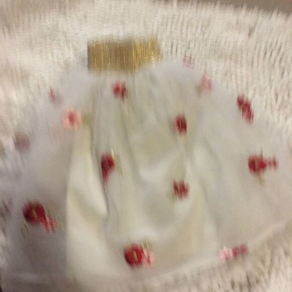 Health tex white lace and red  skirt 3 Toddler - Picture 5 of 8